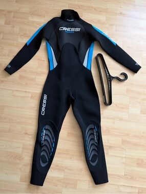 Cressi Morea 3 mm Lady Ultraspan Scuba Diving Wetsuit Black/Turquoise, S